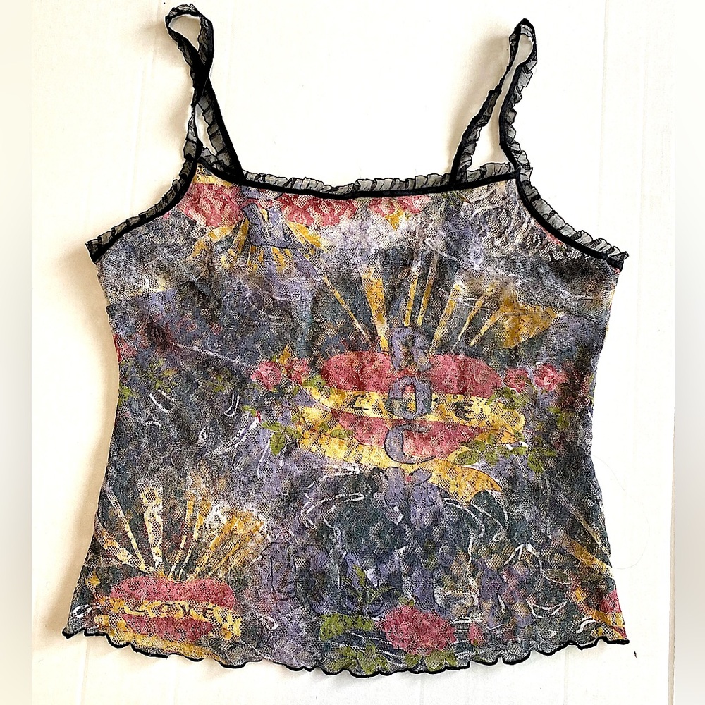 Sheer Lace Cami Top